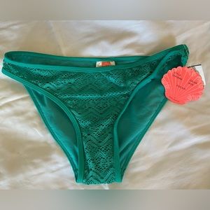 NWT Coral Springs by Apollo Swim JADE Lined Croquet Bottoms, S Winter Sa…